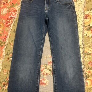 Classic Dark Blue Denim Jeans